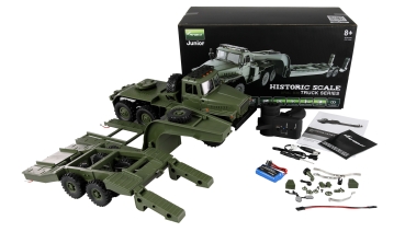 22671 URAL B36 MILITÄR LKW 6WD MIT TIEFLADER 1:16 RTR